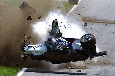 Kubica's accident in Canada