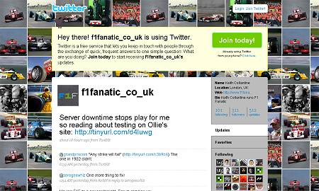 F1 Fanatic on Twitter