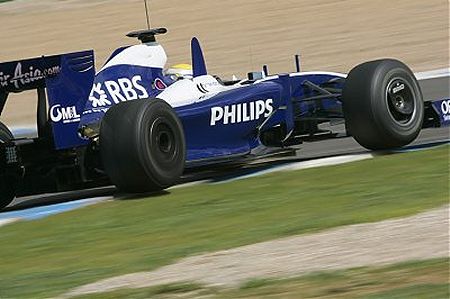 Rear of the Williams FW31