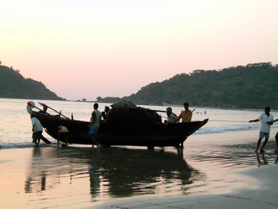Goanese fishing boat